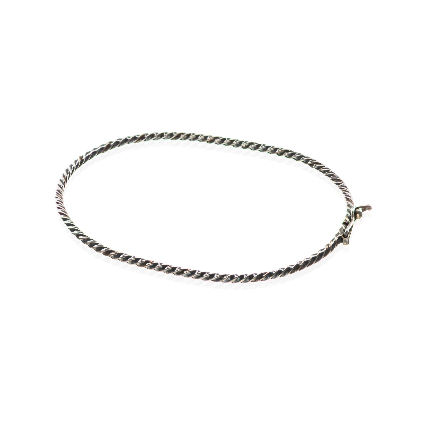 Bracelete Prata 925 - Oval - Envelhecida