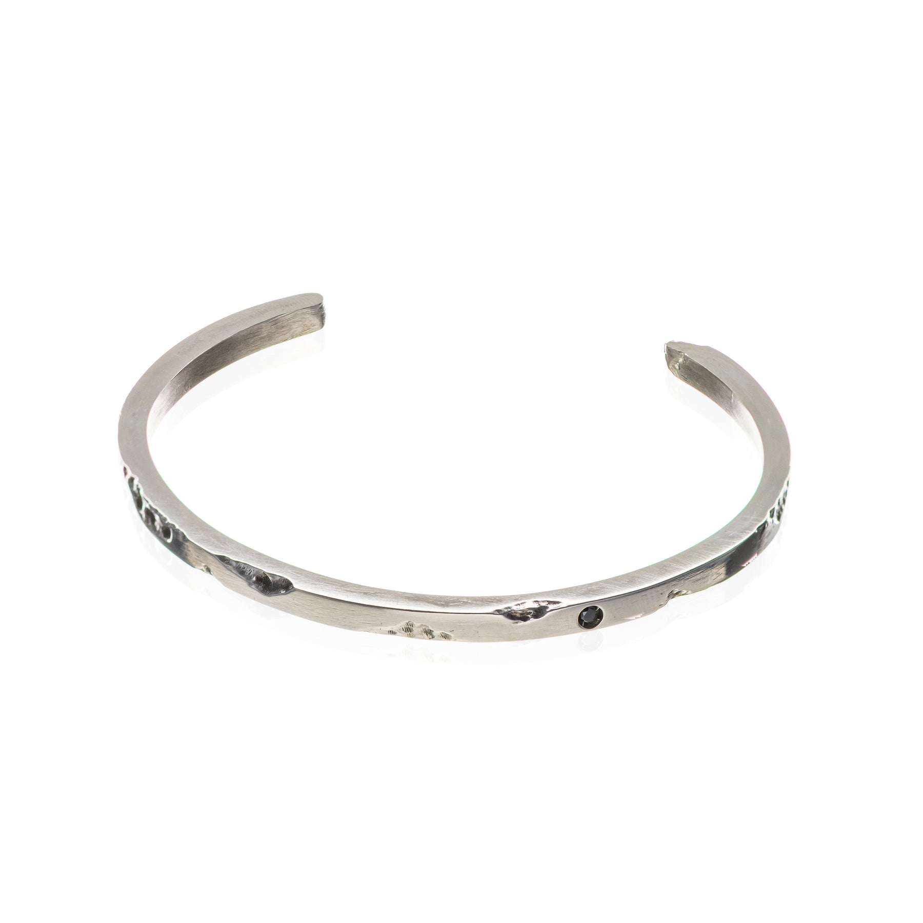 Bracelete Prata 950 - Oval - Esculpido a mão.