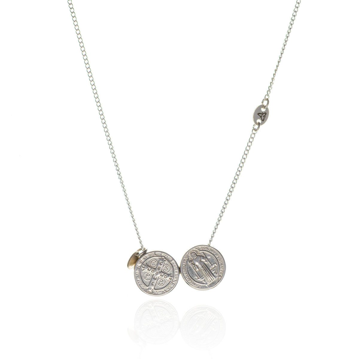 Escapulário em Prata 925 (São Bento)