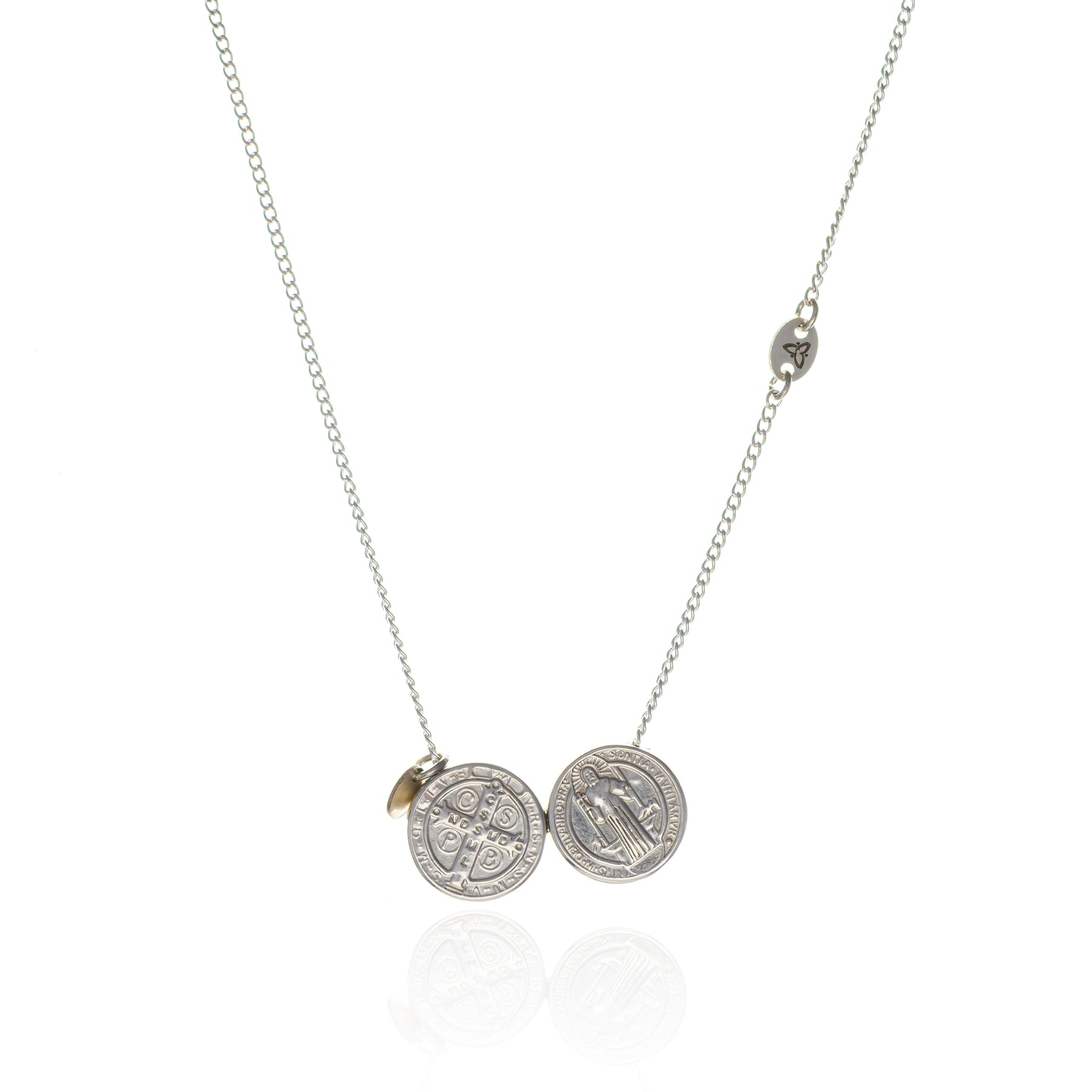 Escapulário em Prata 925 (São Bento)