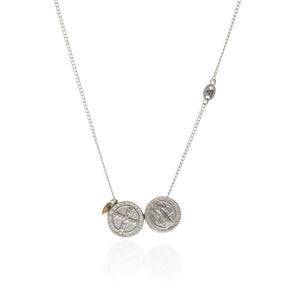 Escapulário em Prata 925 (São Bento)