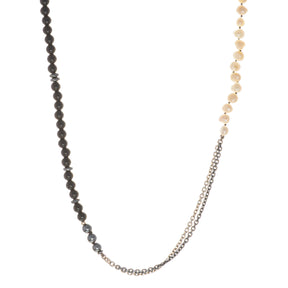 Colar HALF Pérolas - Correntes - Pedras