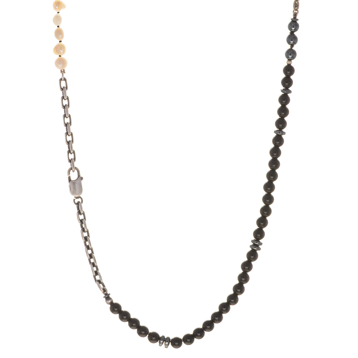 Colar HALF Pérolas - Correntes - Pedras