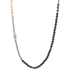 Colar HALF Pérolas - Correntes - Pedras