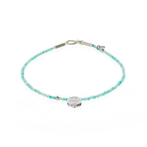 Amazonitas 2mm + São Bento