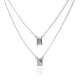 Escapulário em Prata 925 (Sagrado Coração de Jesus e Nossa Senhora do Carmo)